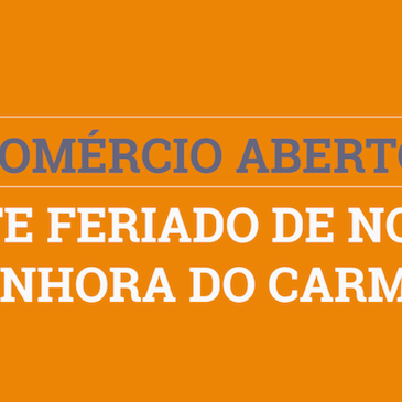 Comércio aberto neste feriado