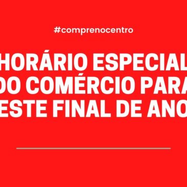 Horário especial do comércio do Recife para este final de ano