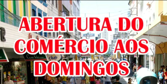 Comércio do Centro do Recife aberto aos domingos